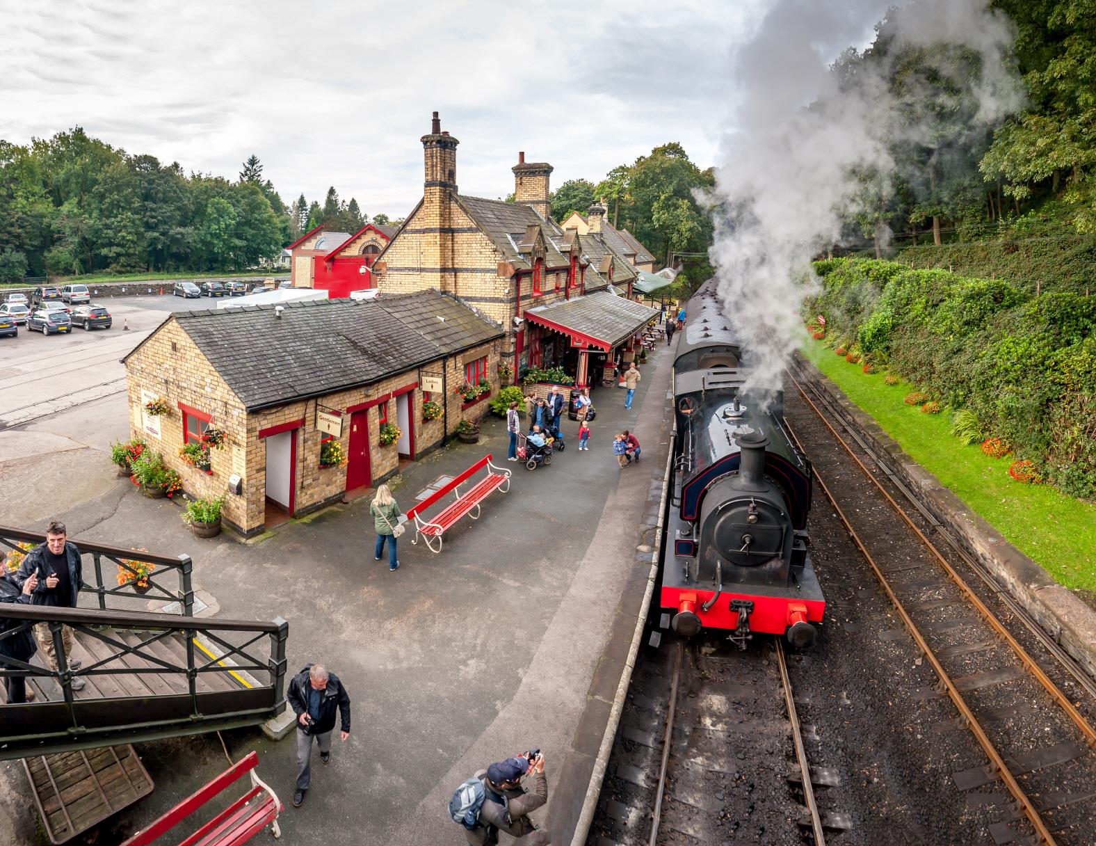 증기기관차 탑승  Lakeside and Haverthwaite Railway