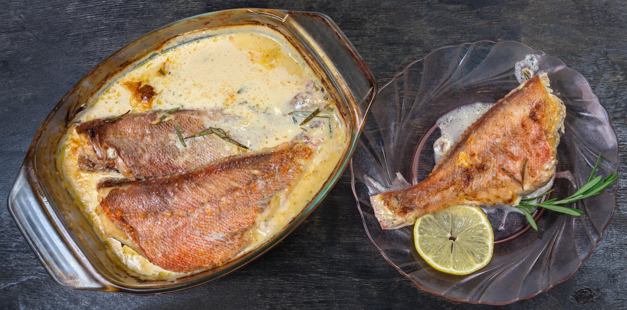 레드피쉬 요리  Redfish dish(Ocean perch)