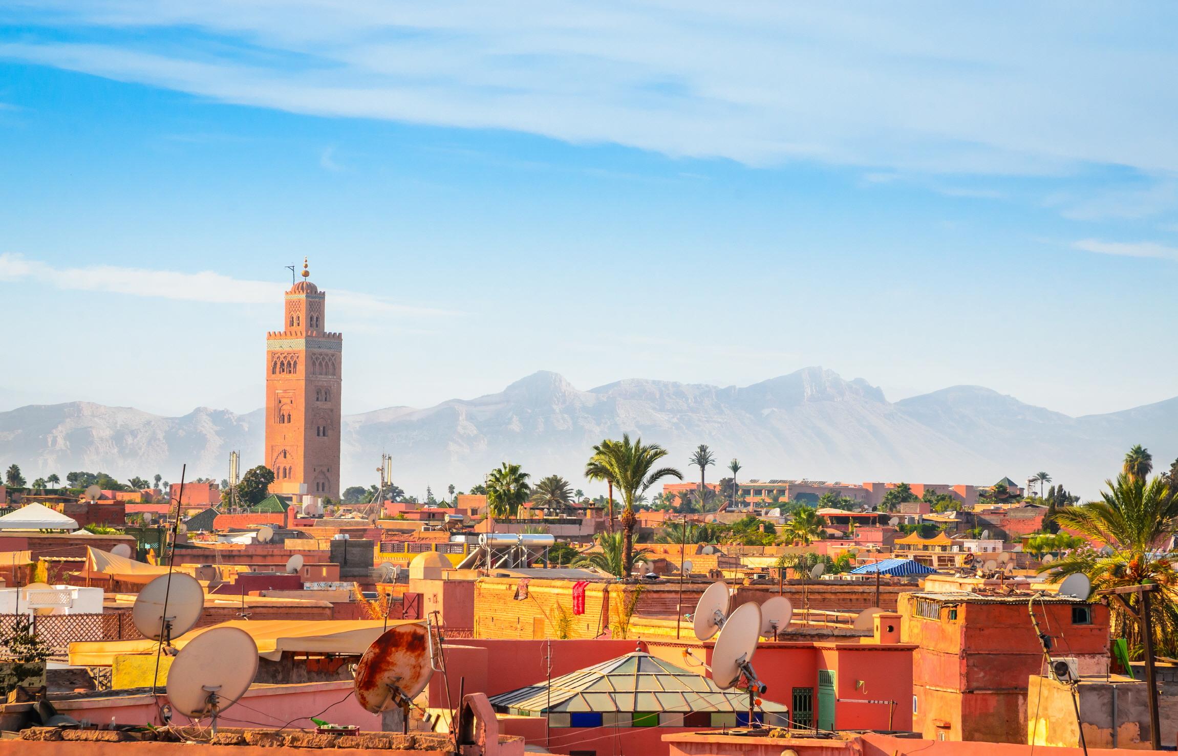 마라케시 시내  Marrakech