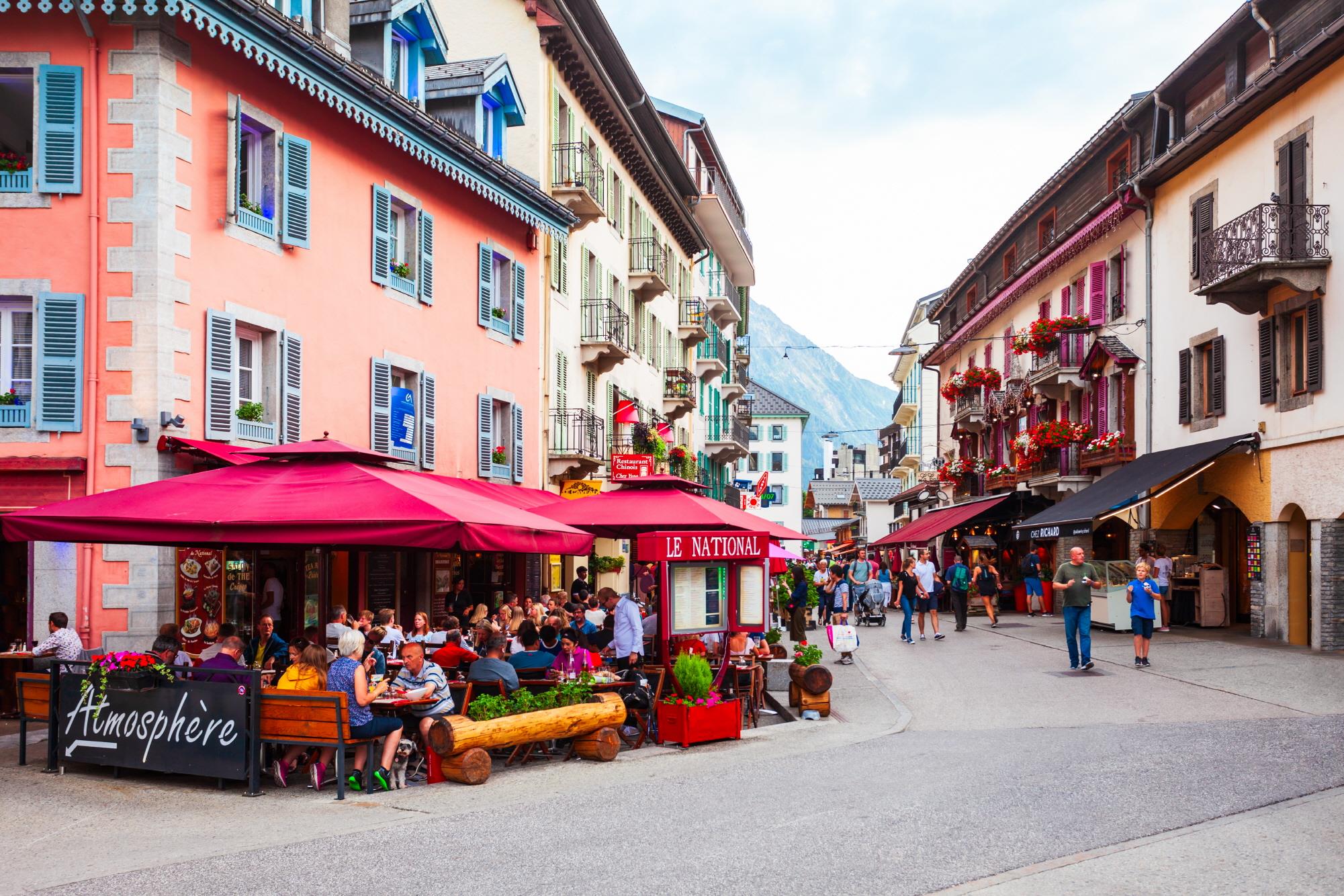 샤모니 시내  CHAMONIX-MONT-BLANC