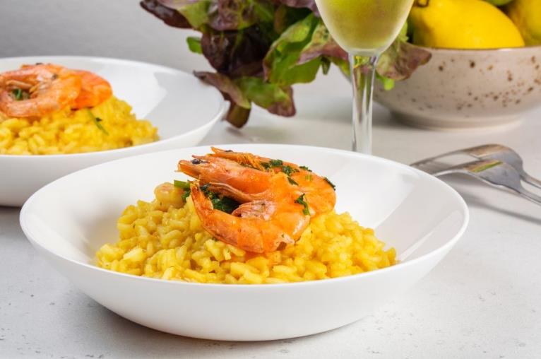 사프란 리조토  Saffron risotto