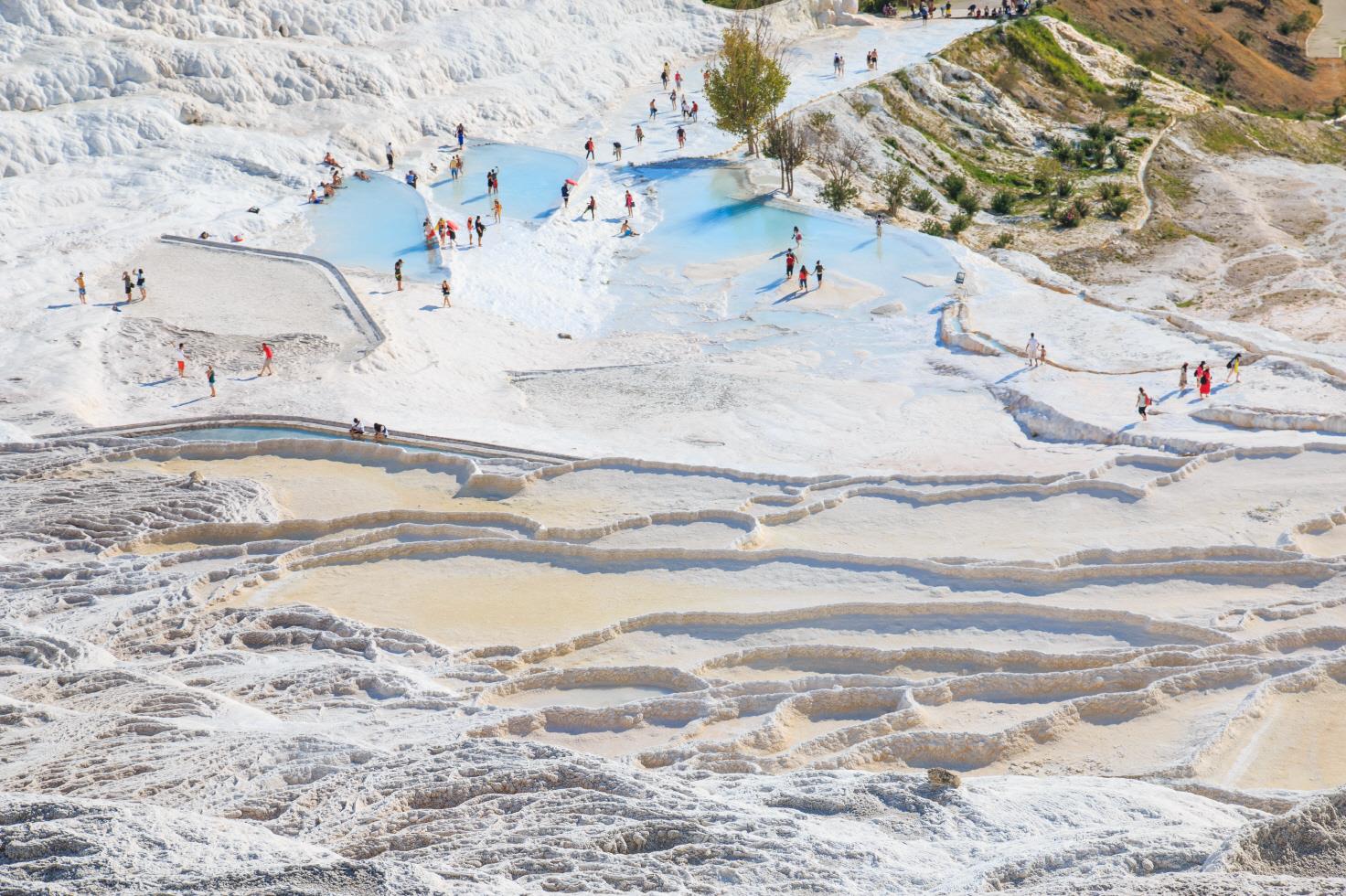 노천온천  Travertines of Pamukkale