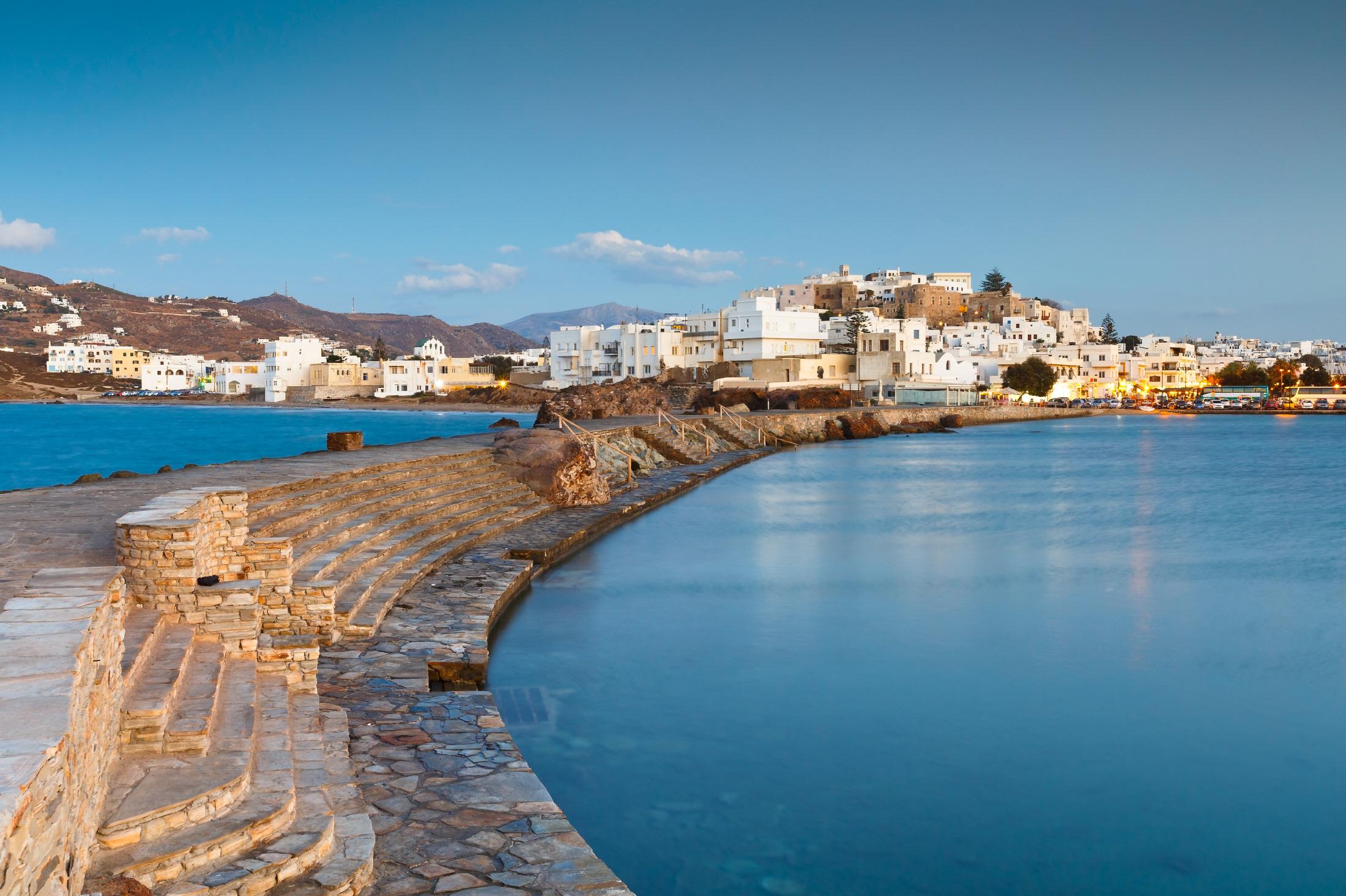 낙소스 시내  Naxos City