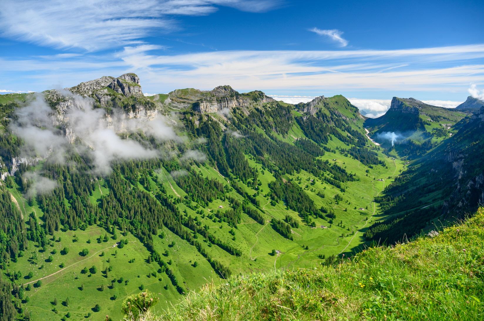 니더호른 트레킹  Niederhorn trekking