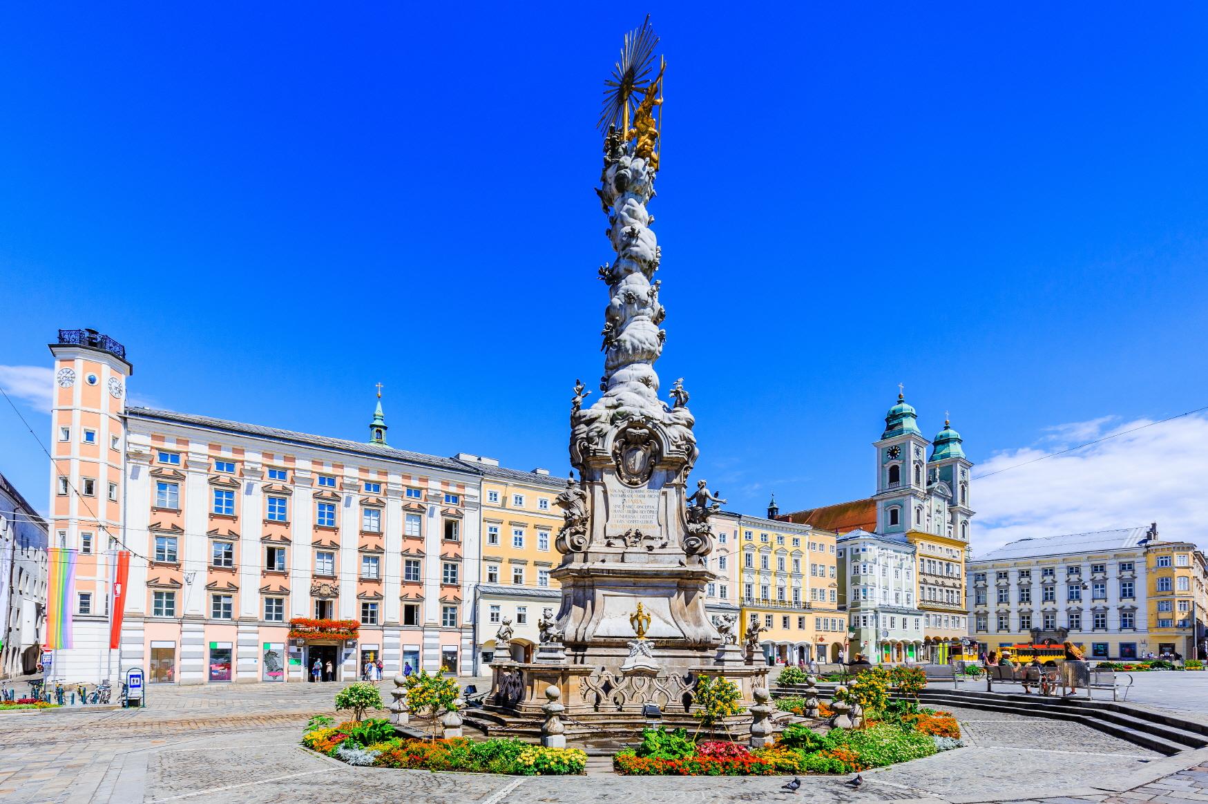 린츠 중앙 광장  Linz’s main square