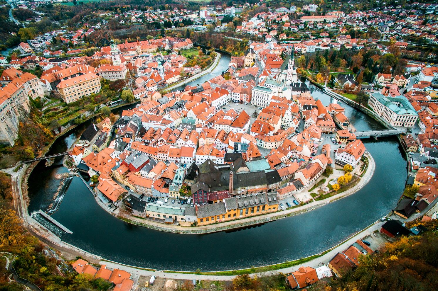 체스키 크롬로프 시내  CESKY KRUMLOV