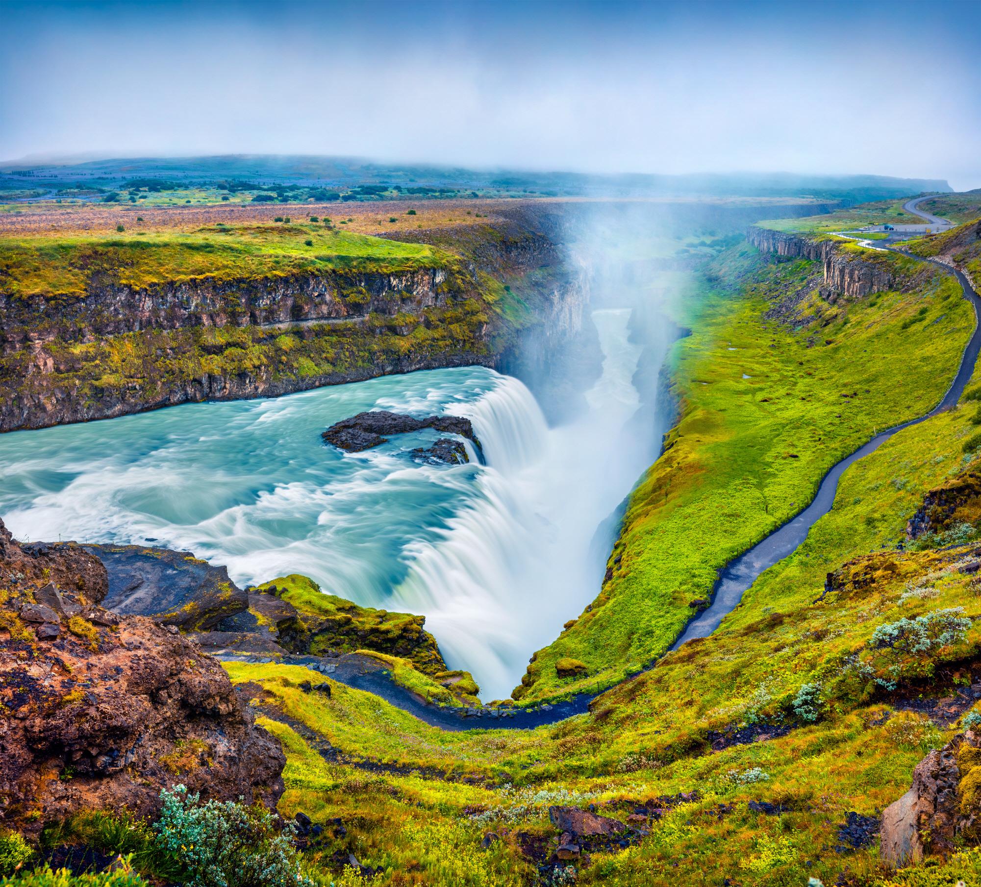 굴포스 폭포  Gullfoss