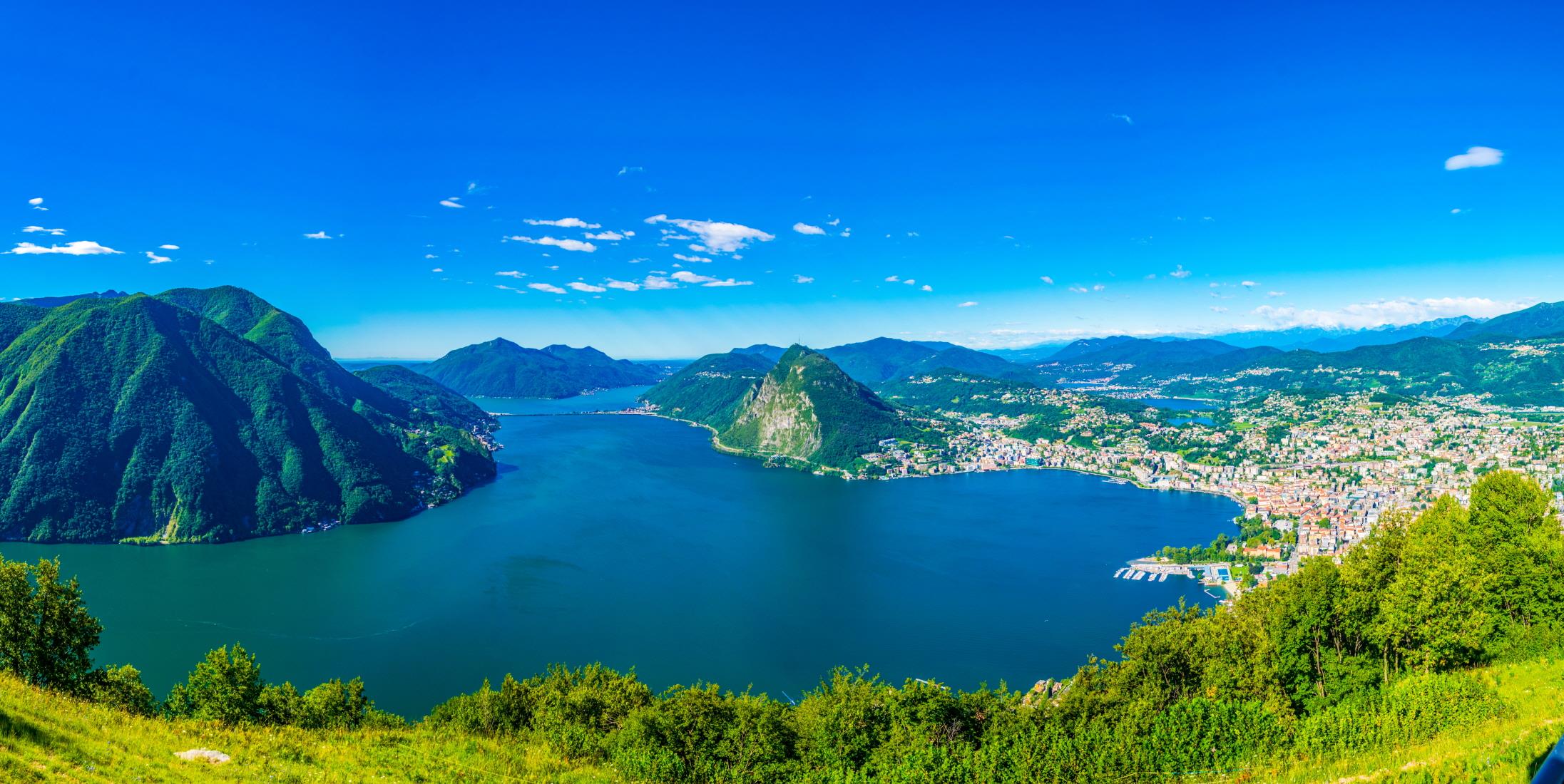 루가노 호수  Lago di Lugano