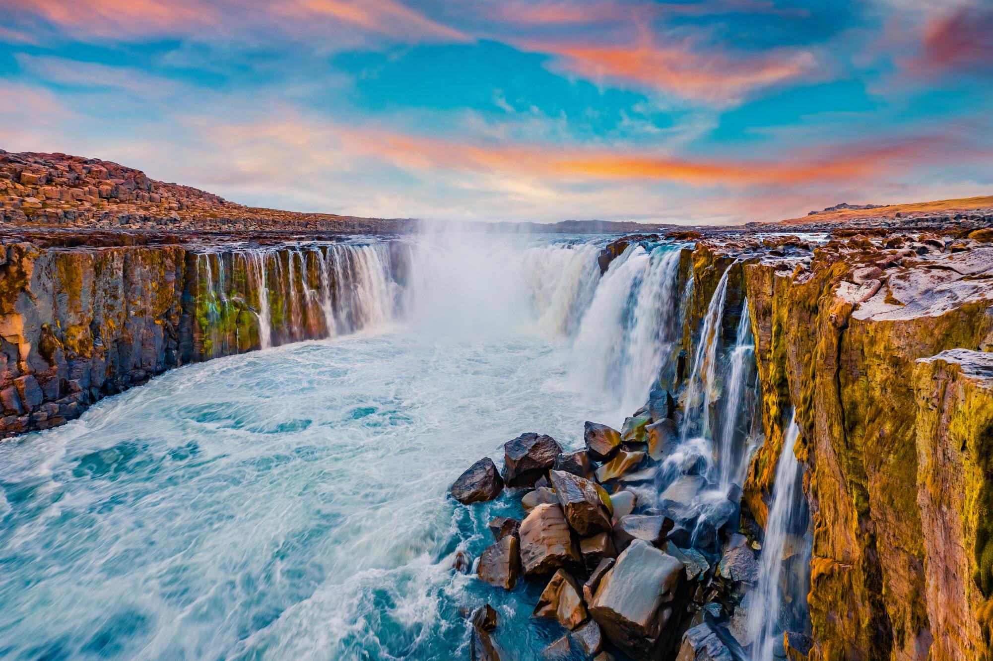 셀포스 폭포  Selfoss