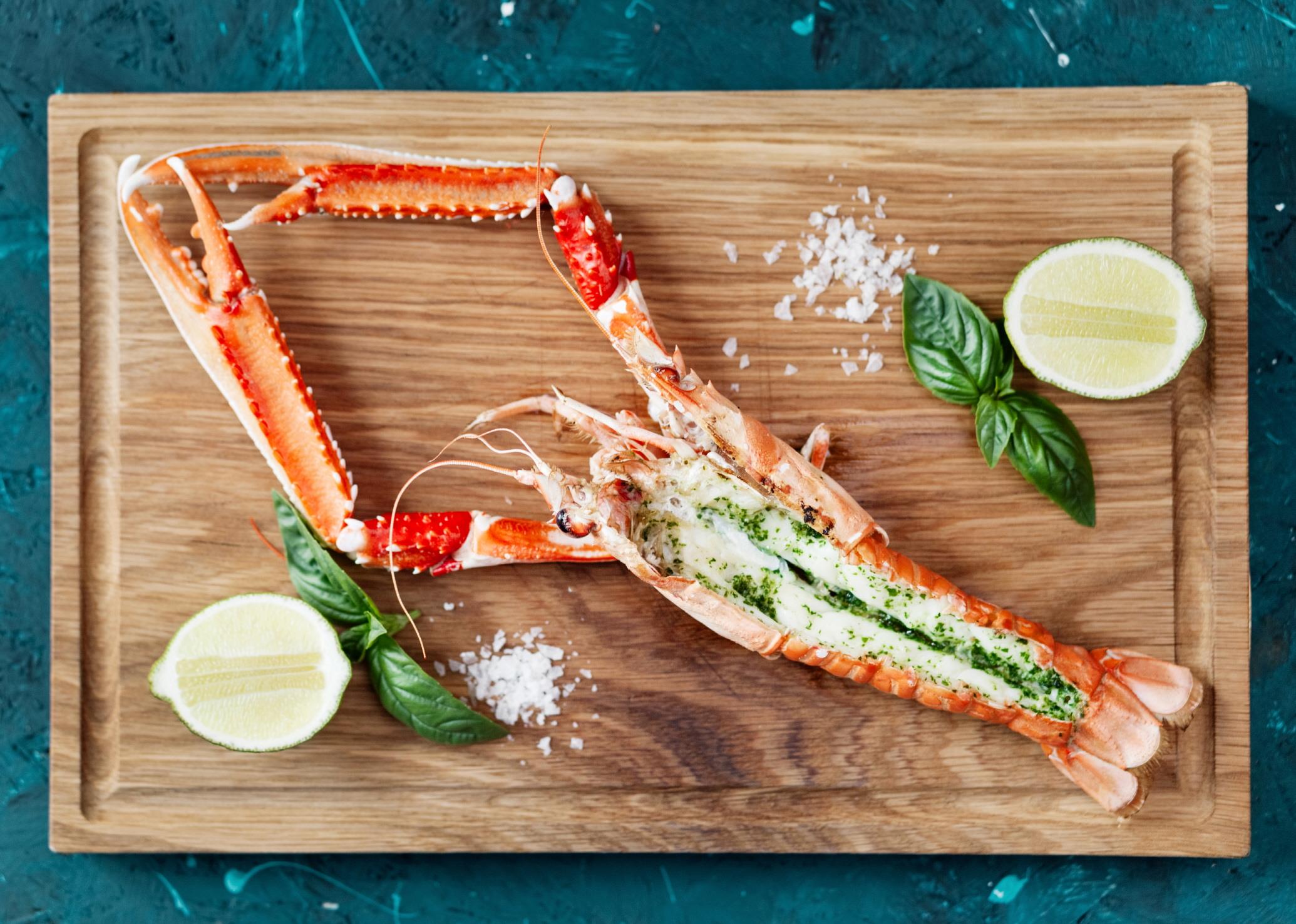 랍스터 요리  Lobster(langoustine)