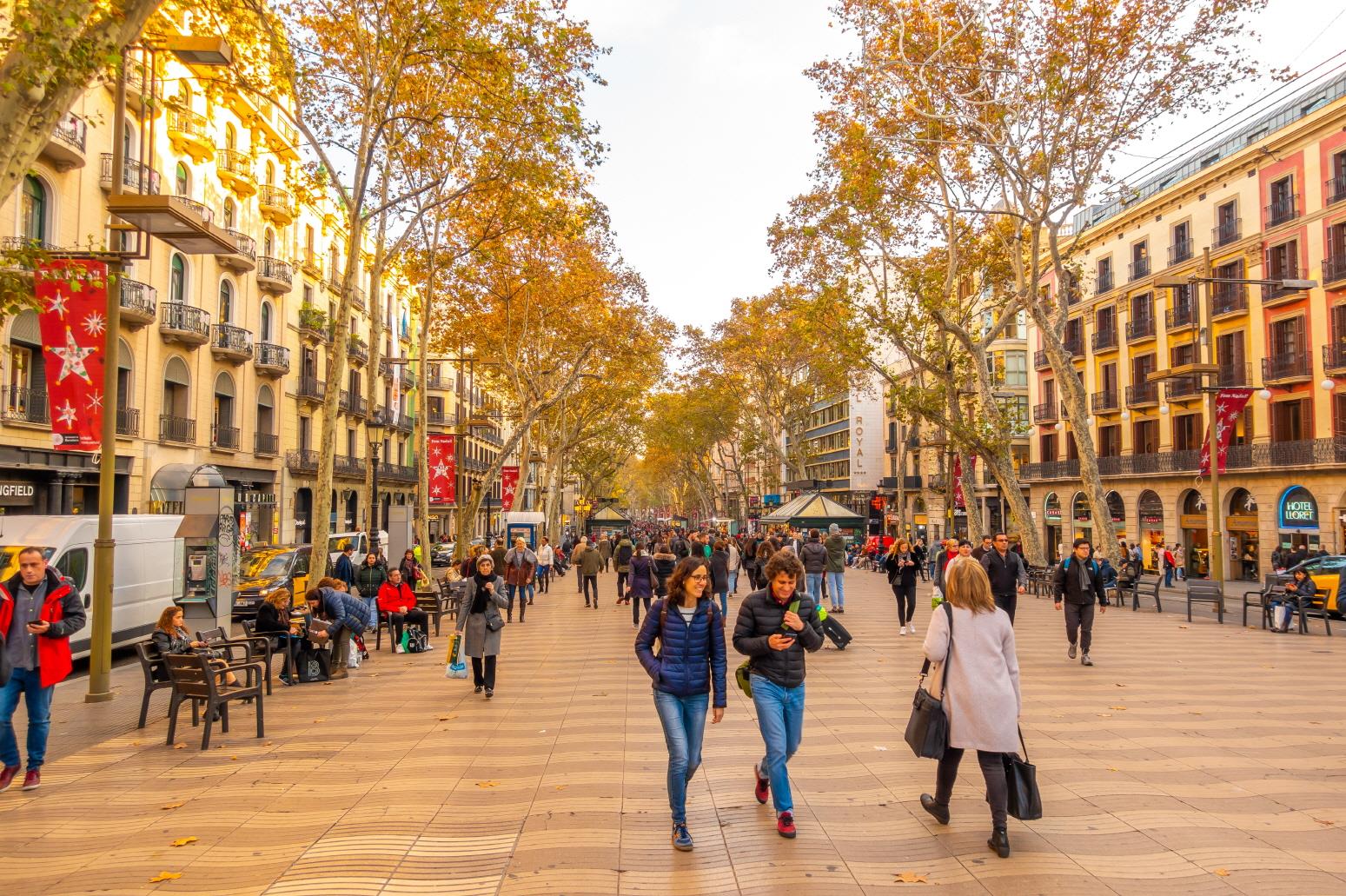 람블라스 거리  Las Ramblas