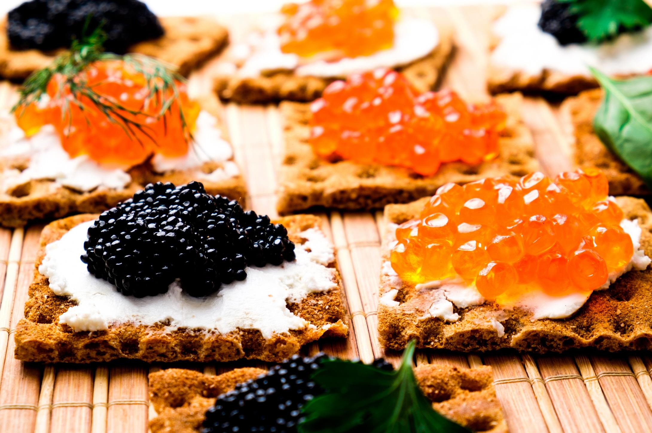 캐비아(상어알 요리)  Caviar(Ikra)