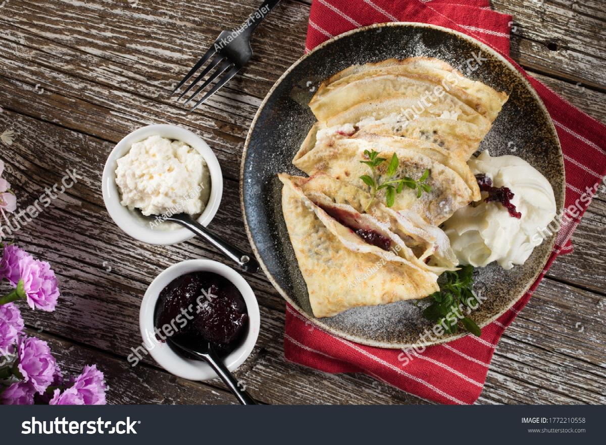 폴란드 팬케이크  Polish pancakes(Polish nalesniki)