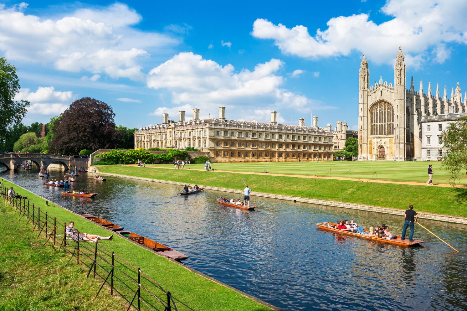 펀팅투어  Punting in Cambridge