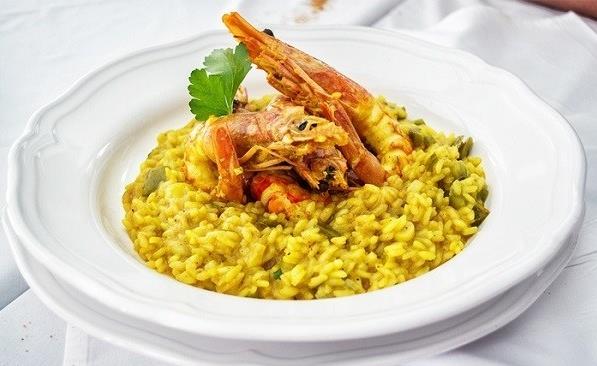 사프란 리조토  Saffron risotto