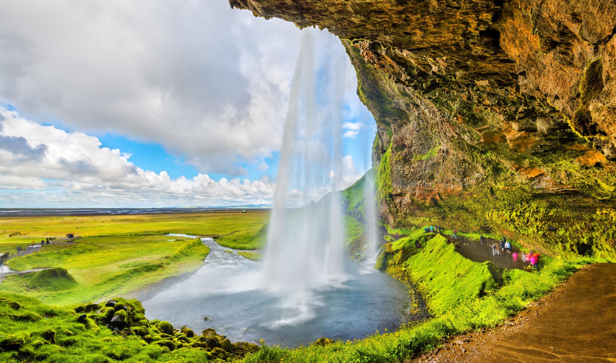 셀아란드 폭포  Seljalandsfoss