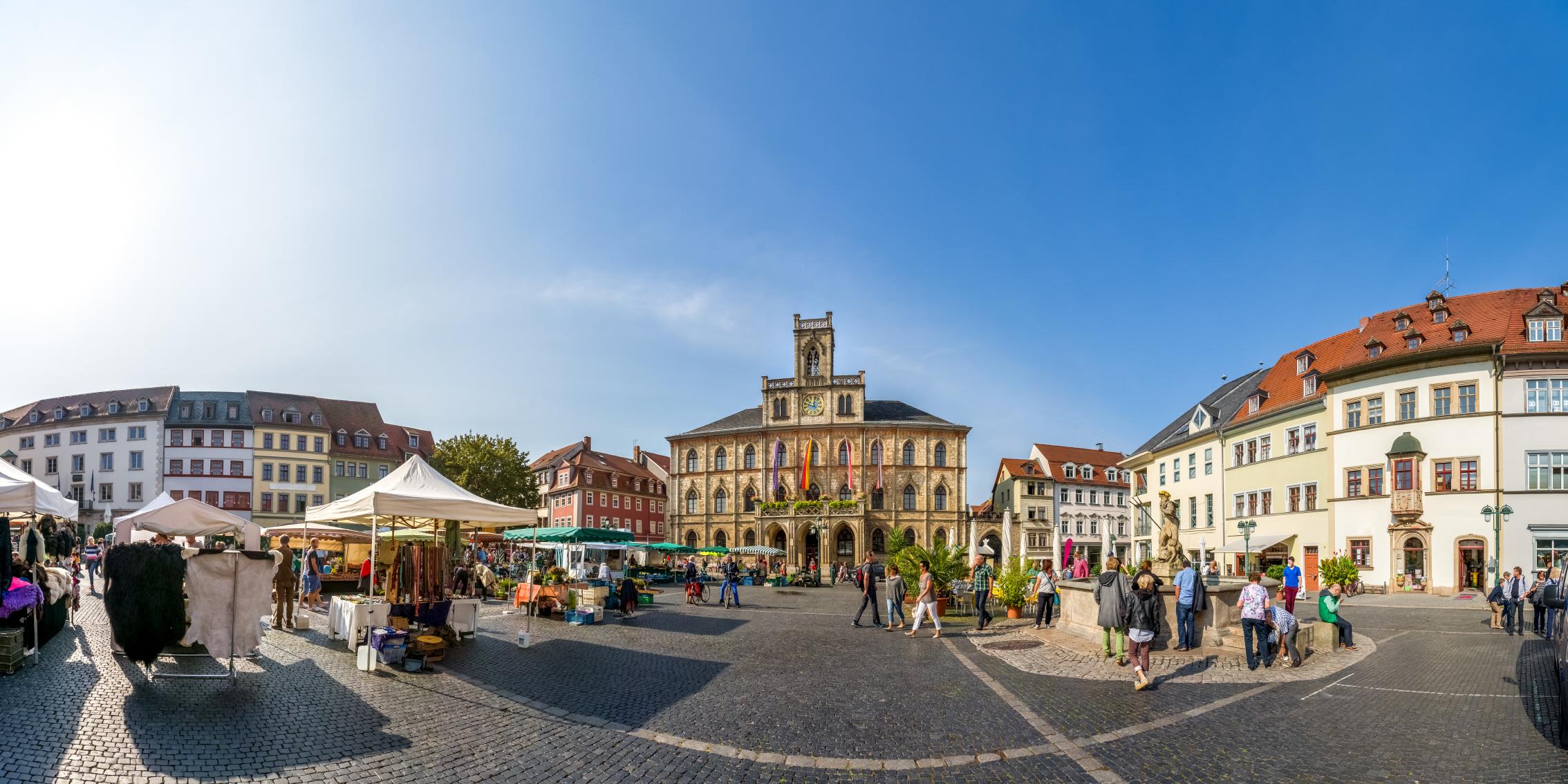 바이마르 마켓광장  Weimar market square