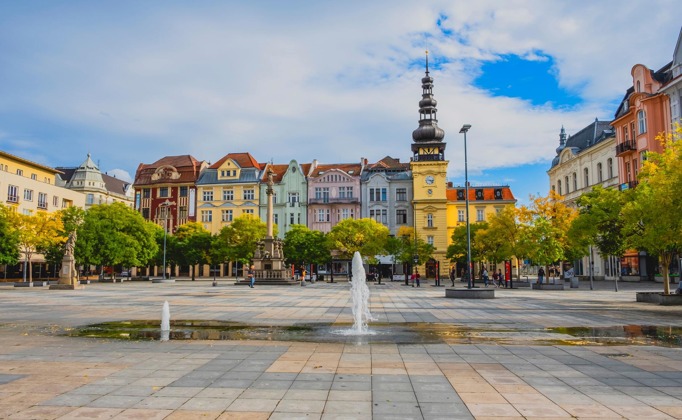 오스트라바 중앙 광장  OSTRAVA central square