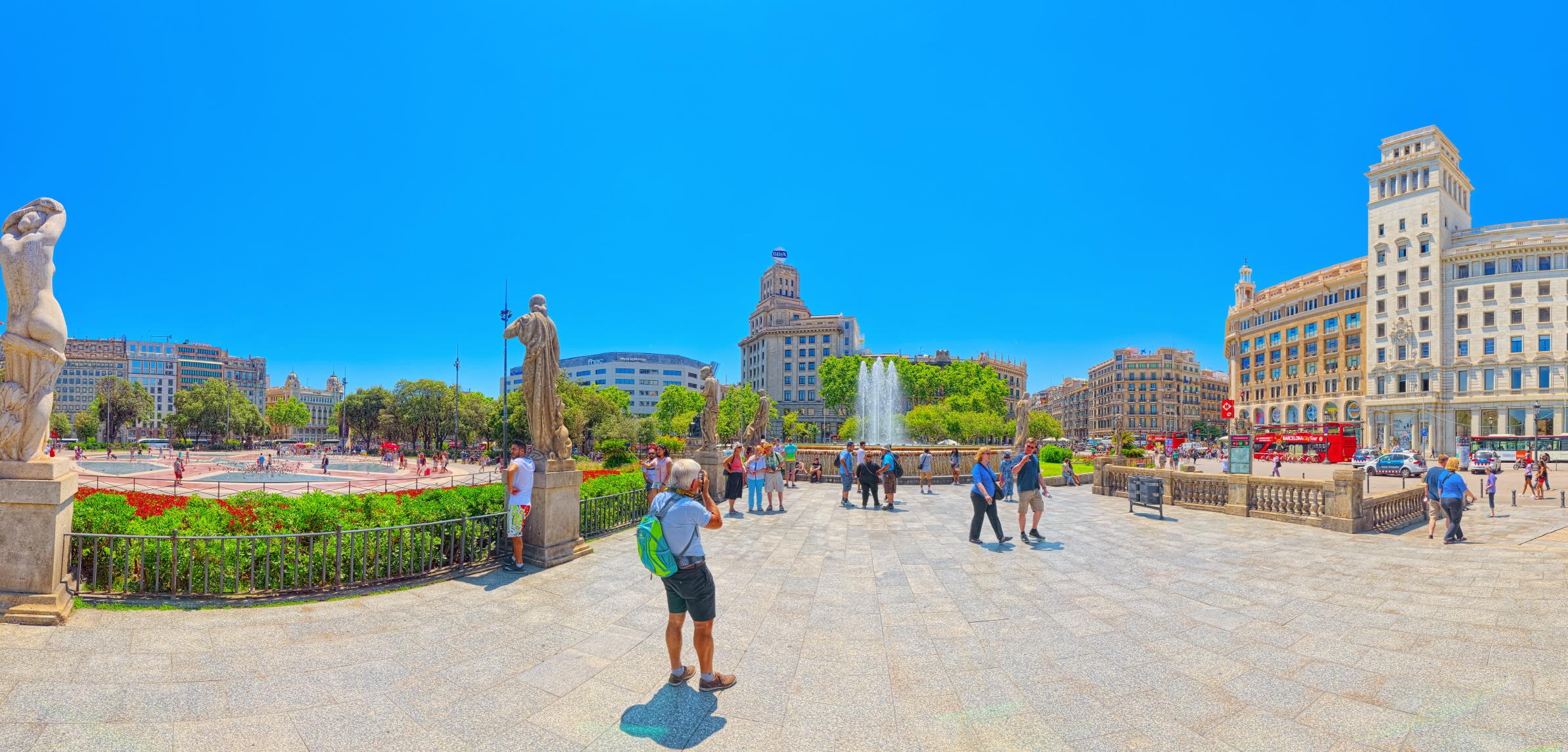까딸루냐 광장  Plaza de Cataluna