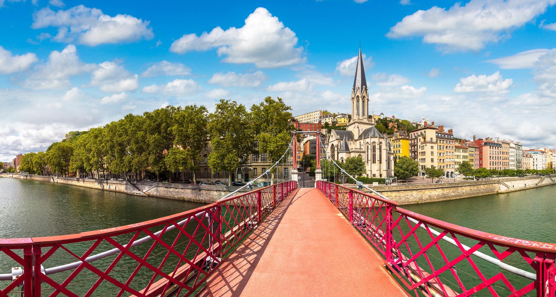 생조르주 성당과 보행자 다리  Saint-Georges church & passerelle Saint-Georges