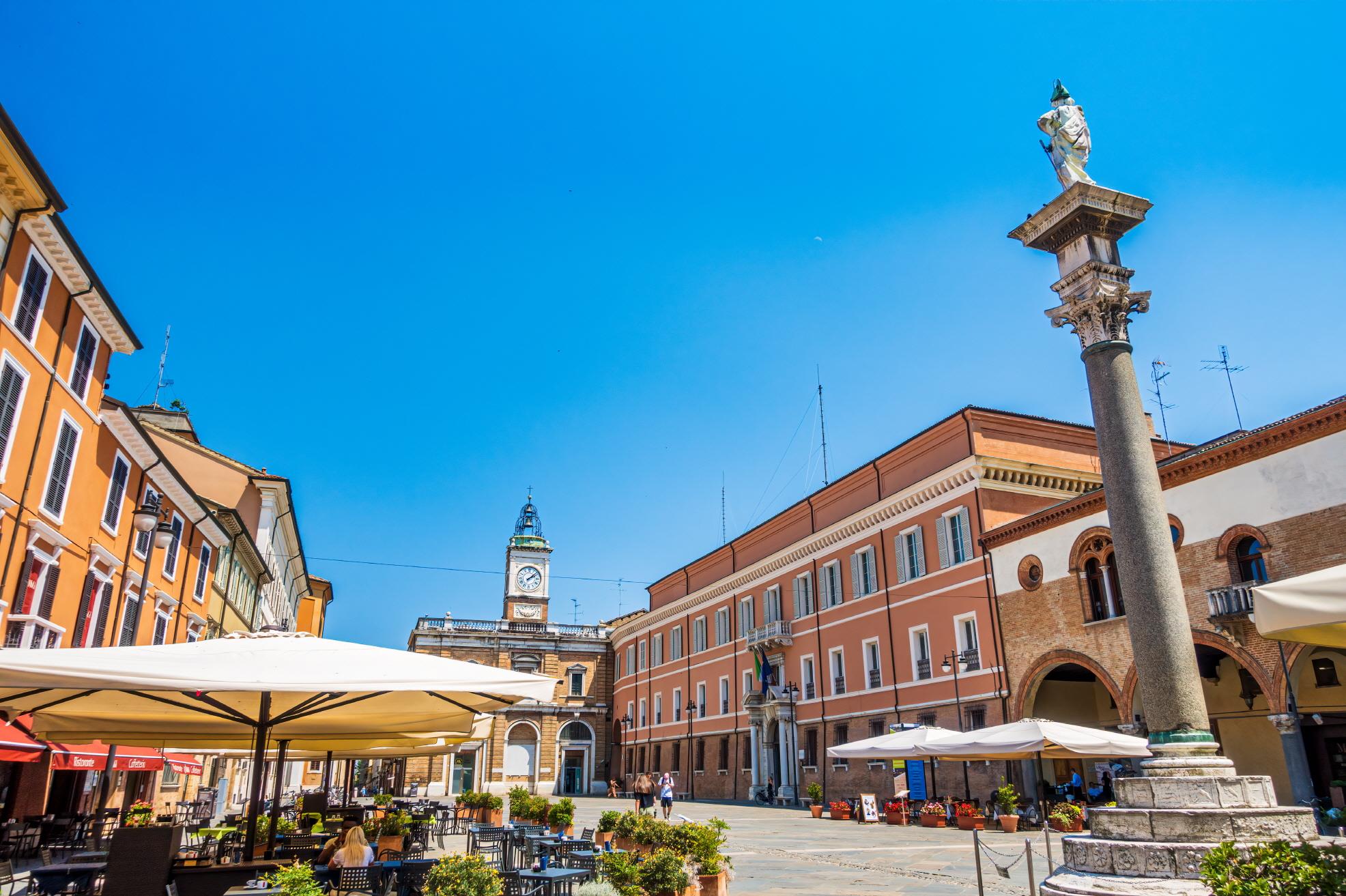 포폴로 광장과 구시가지  Piazza del Popolo Ravenna