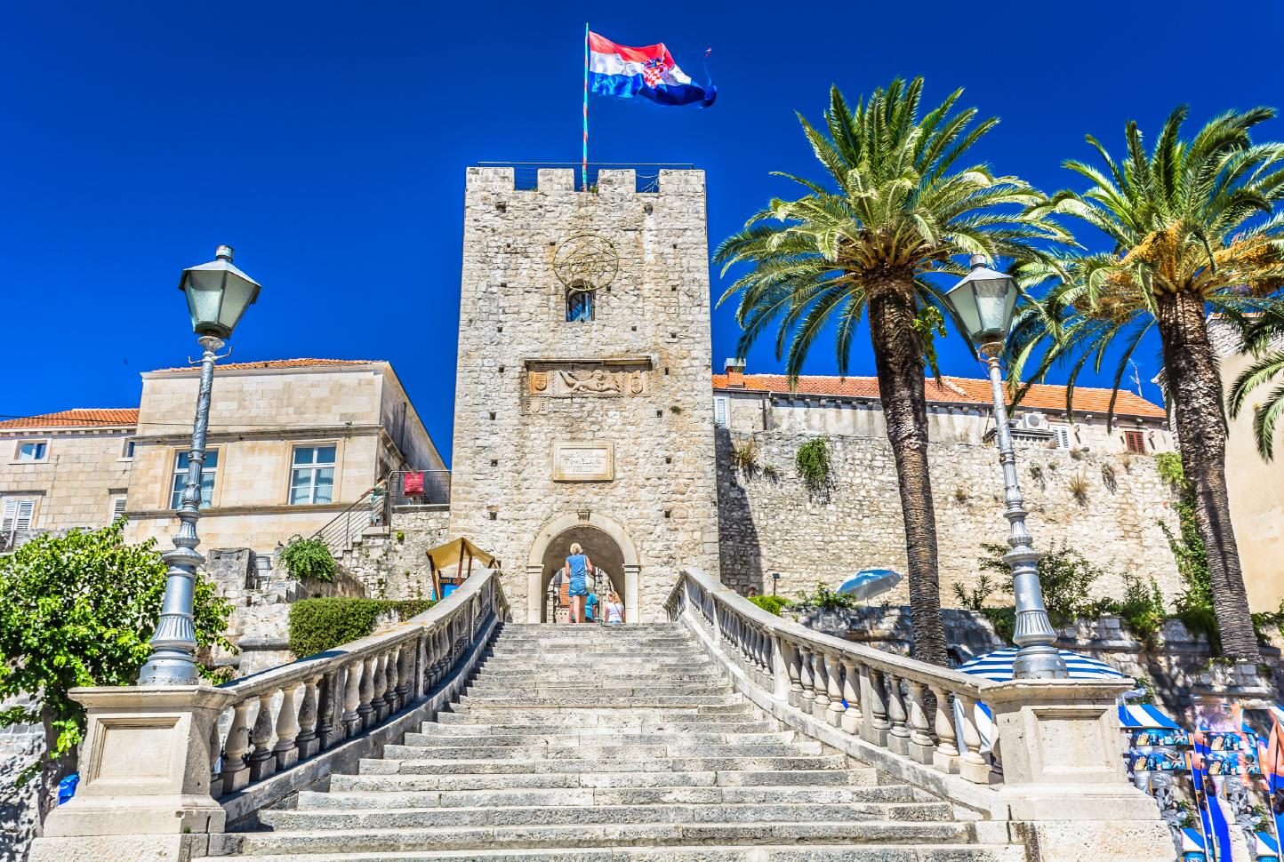 코르출라 타워게이트  Korcula tower of sea gate