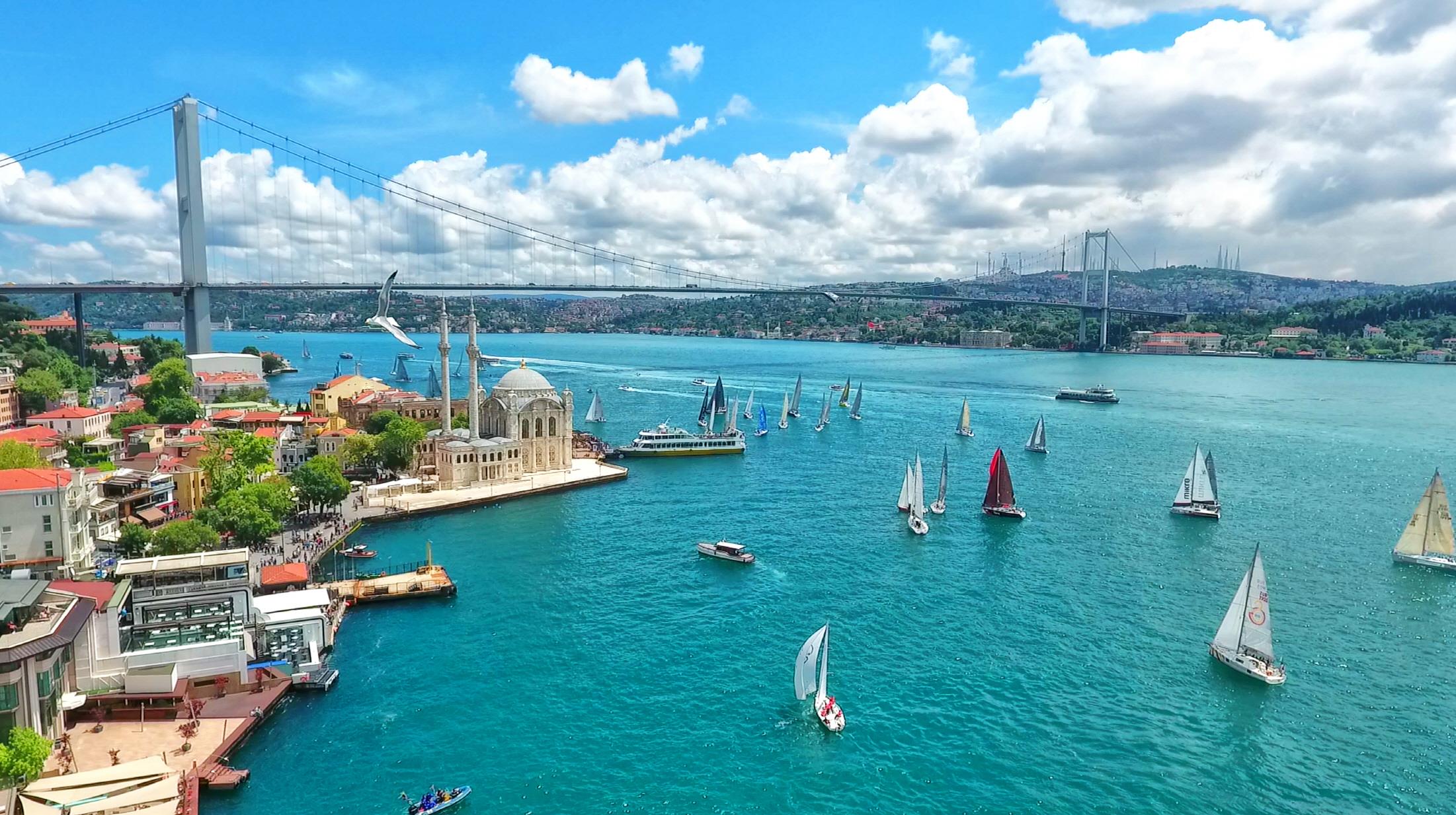 보스포러스 대교와 해협  Bosphorus Strait Bridge