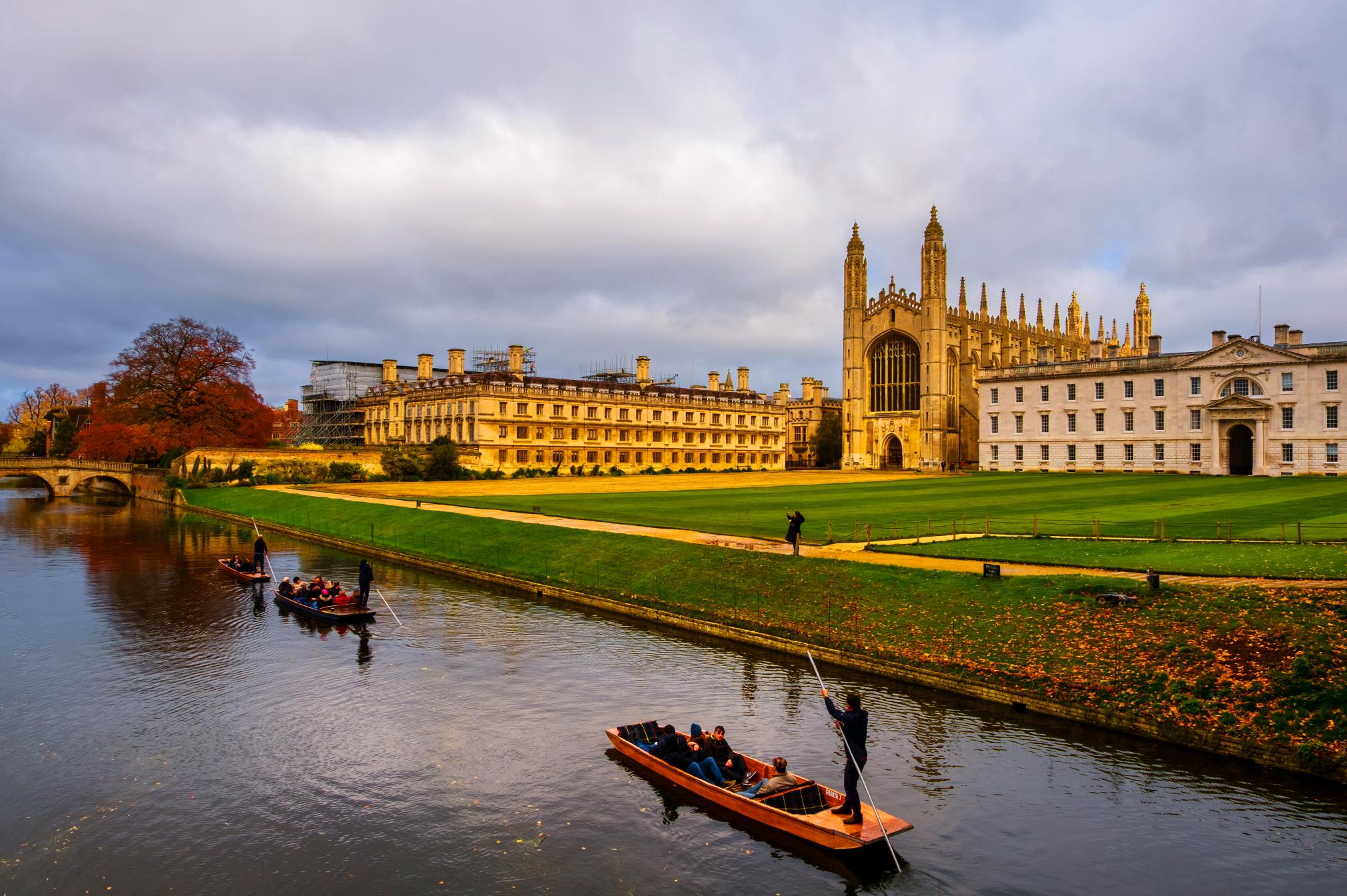 펀팅투어  Punting in Cambridge