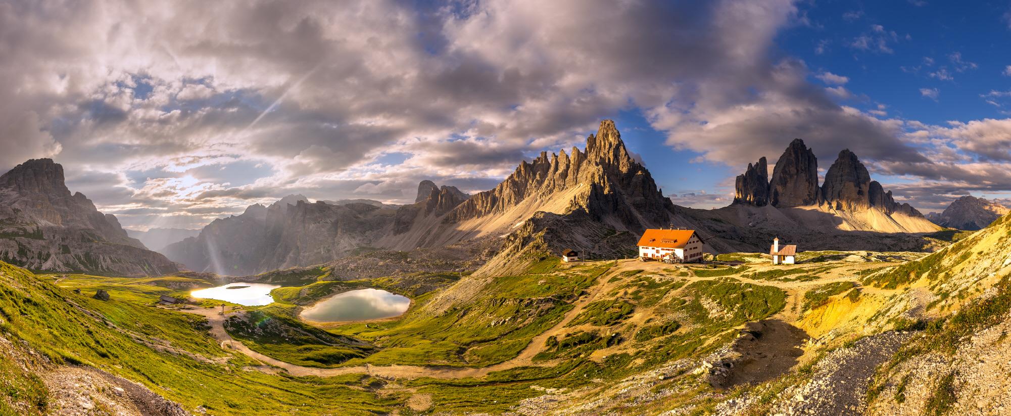 트레치메 디 라바레도 산  Tre Cime di Lavaredo