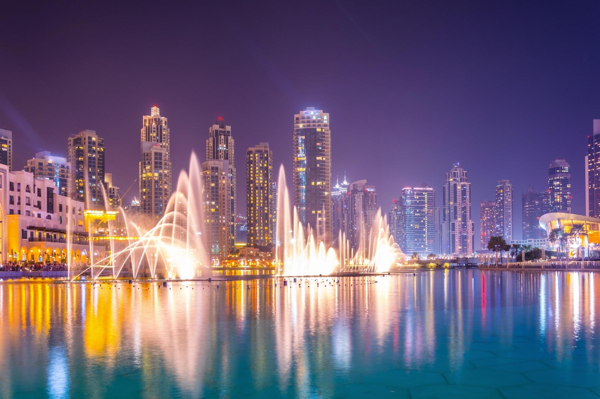 두바이 분수쇼  The Dubai Fountain Show