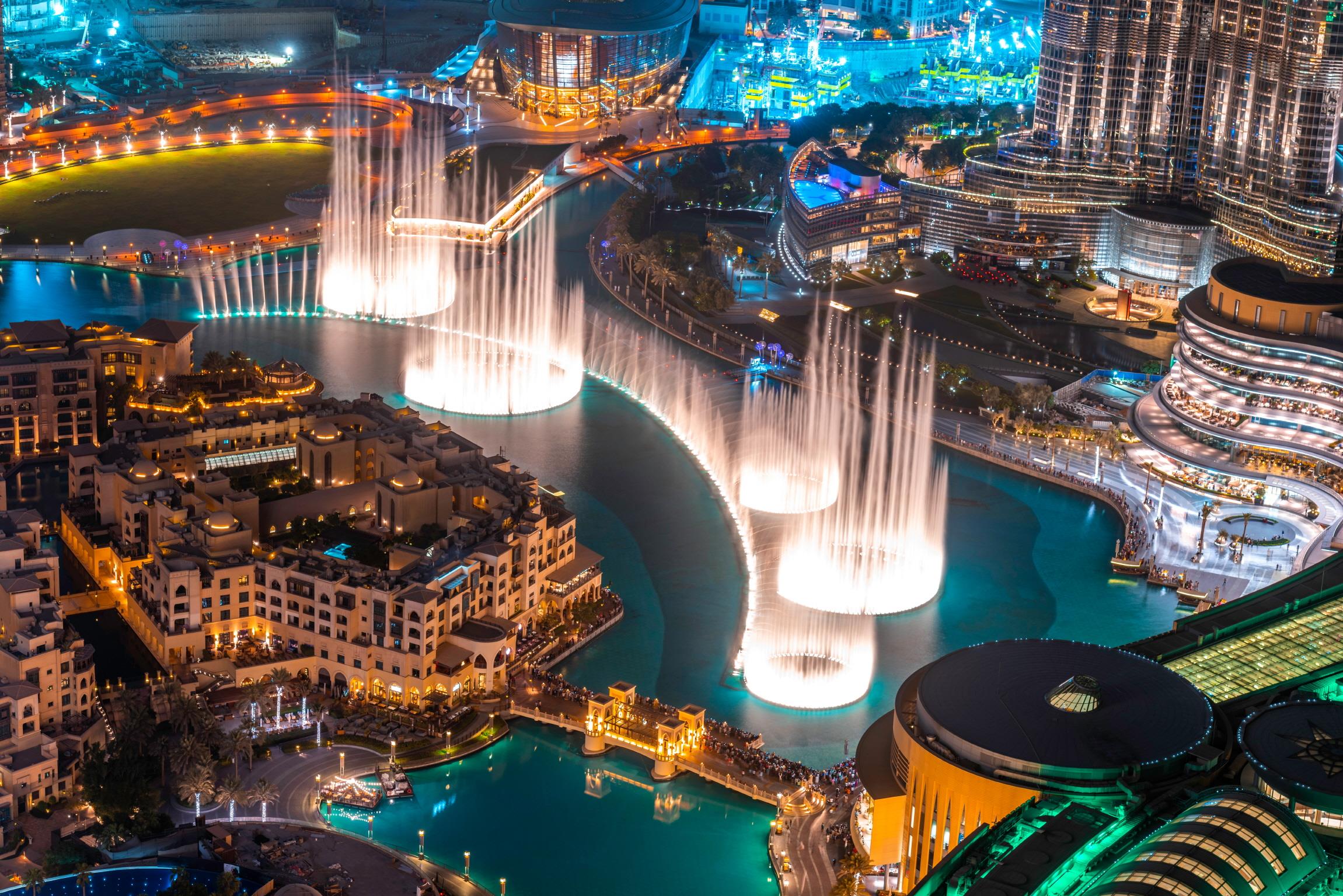 두바이 분수쇼  The Dubai Fountain Show